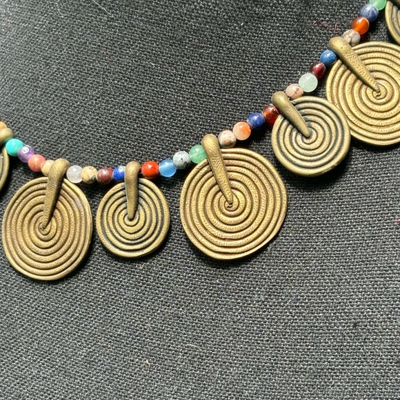 French Vintage Beaded Necklace - Picture 4 of 5